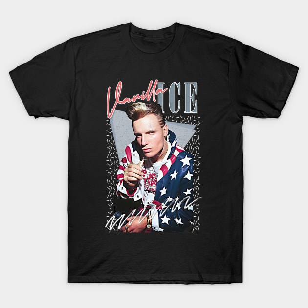 Vanilla Ice /\/ 90s Aesthetic Fan Art Design T-Shirt by DankFutura